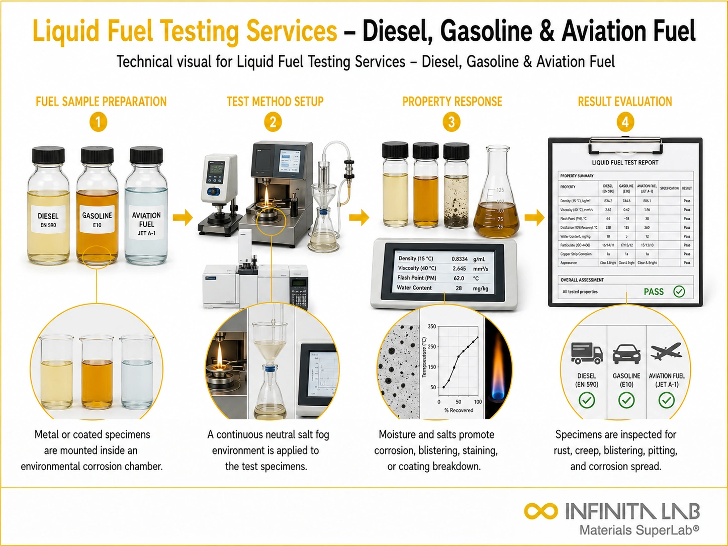 Liquid Fuel Testing Services – Diesel, Gasoline & Aviation Fuel