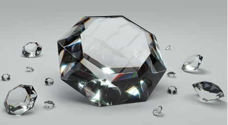 TEM image showing individual nanodiamond particles used as nanosensors in biological system