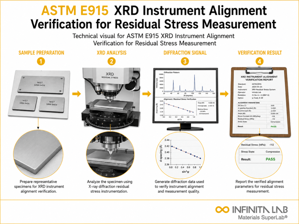 ASTM E915 XRD Alignment Verification | Residual Stress X-Ray ...