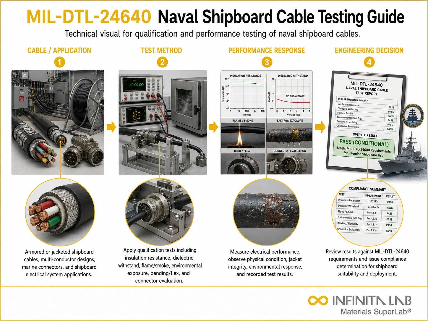 MIL-DTL-24640 Naval Shipboard Cable Testing Guide