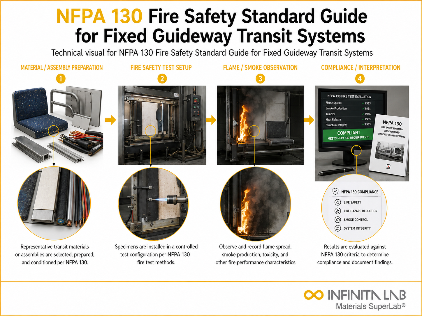 NFPA 130: Fire Safety Guide Testing Services