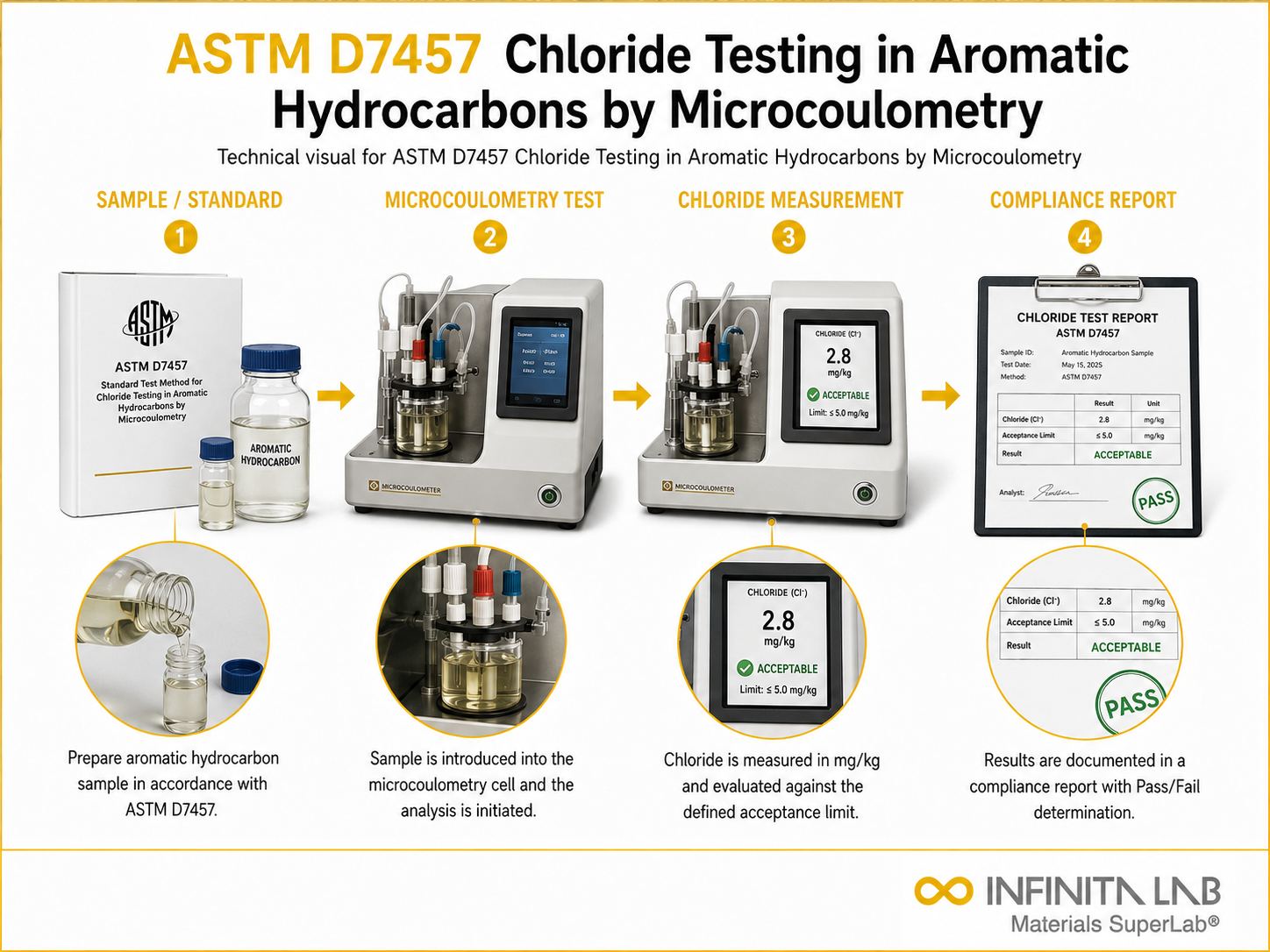 ASTM D7457 Chloride Testing in Aromatic Hydrocarbons by Microcoulometry
