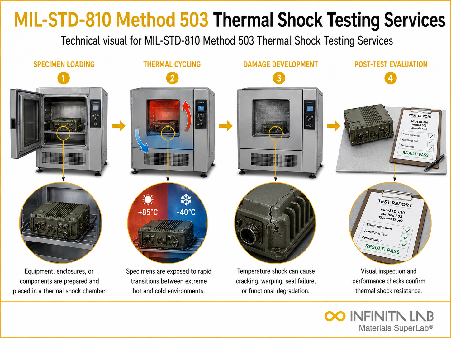 MIL-STD-202 Method 107 Thermal Shock Testing for Electronic Components