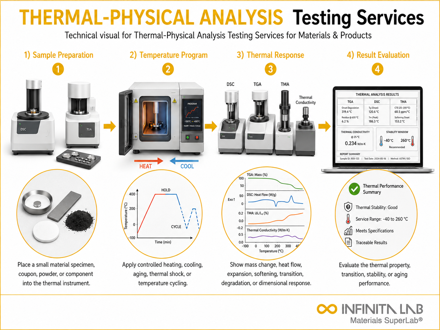 Thermal-Physical Analysis Testing Services for Materials & Products