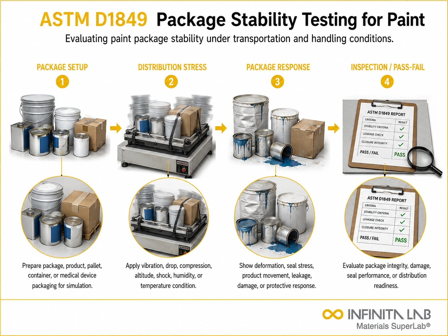 ASTM D1849: Paint Package Stability Testing Services