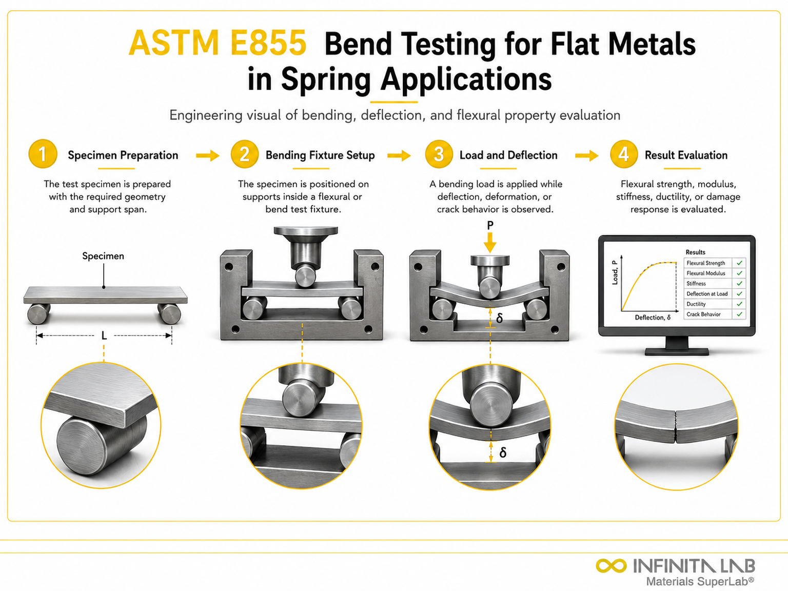 ASTM E855: Flat Spring Metal Bend Testing Services