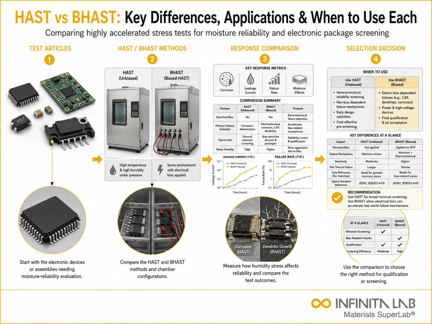 Infinita Engineering Visual showing Hast Vs Bhast general testing / industry guide workflow for hast vs bhast: key differences, applications & when to use each.