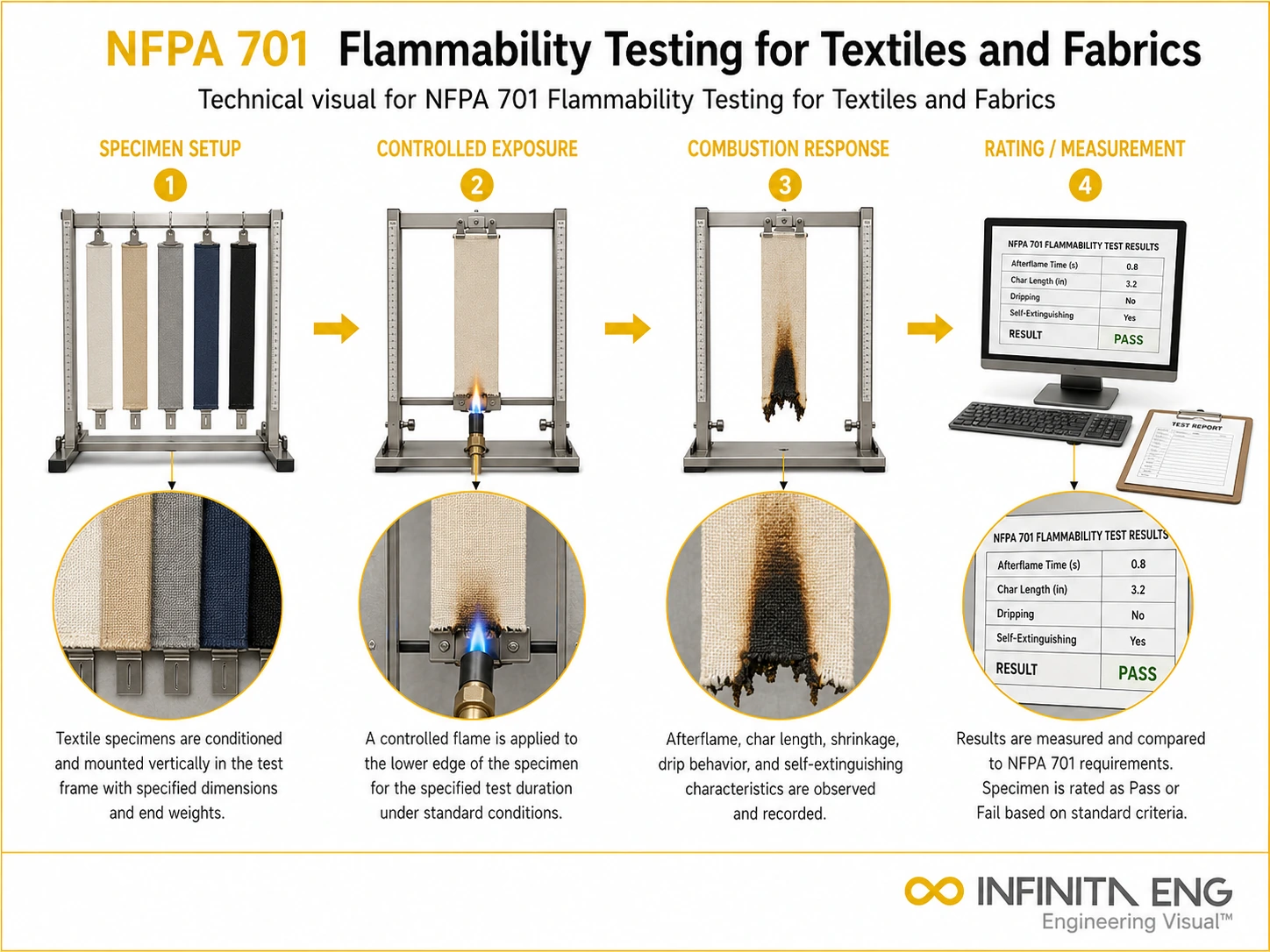 NFPA 701 Flammability Testing for Textiles and Fabrics