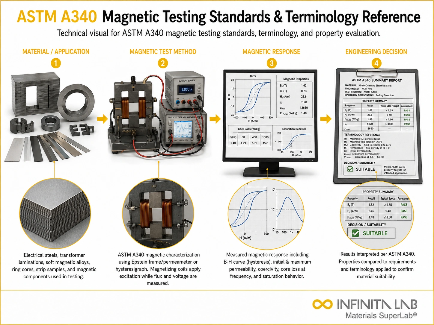 ASTM A340 Magnetic Testing Standards & Terminology Reference
