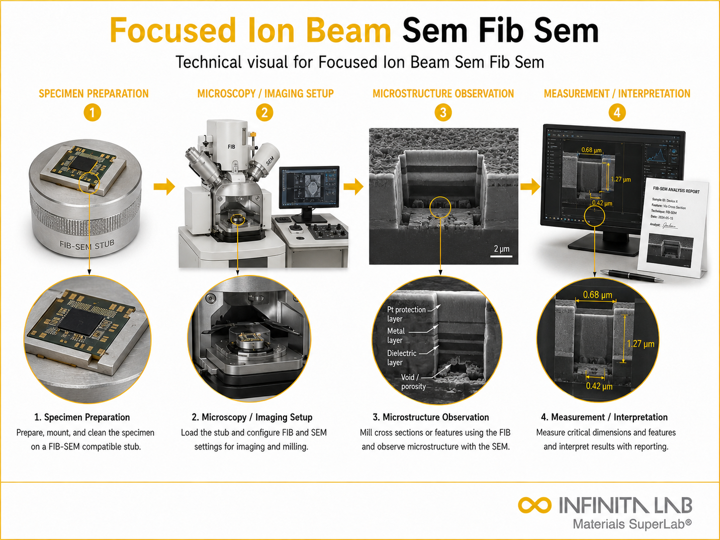 Focused Ion Beam SEM (FIB-SEM)