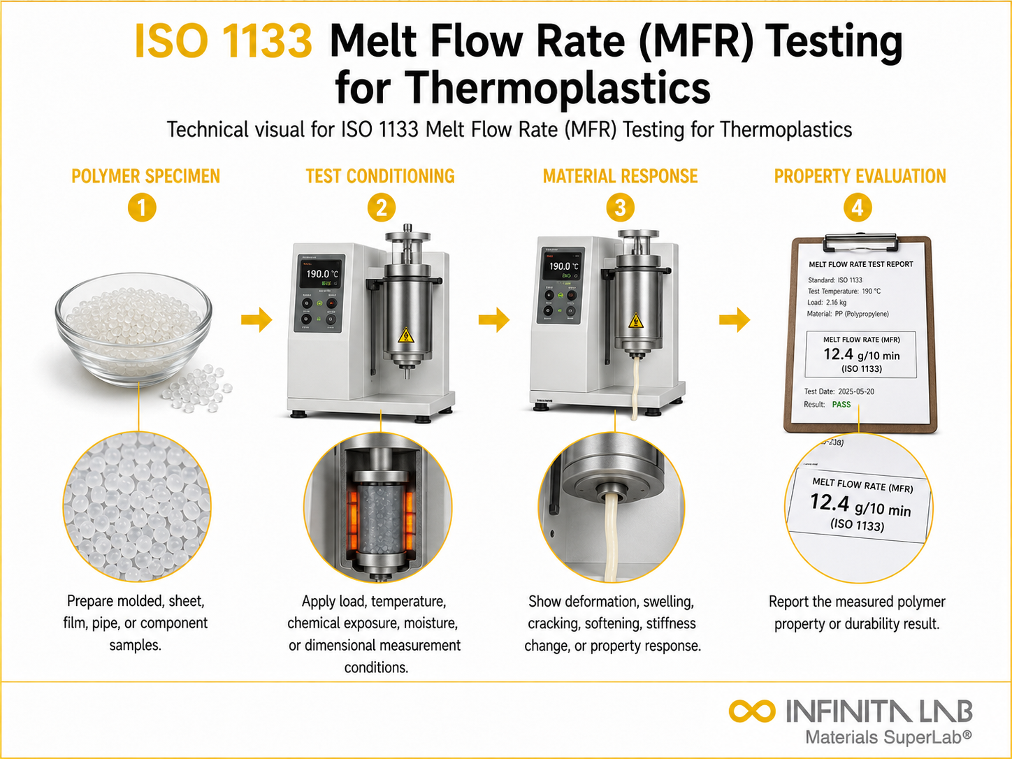 ISO 1133 Melt Flow Rate (MFR) Testing for Thermoplastics