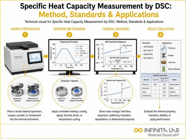 Specific Heat Capacity by DSC | ASTM E1269 | Infinita Lab