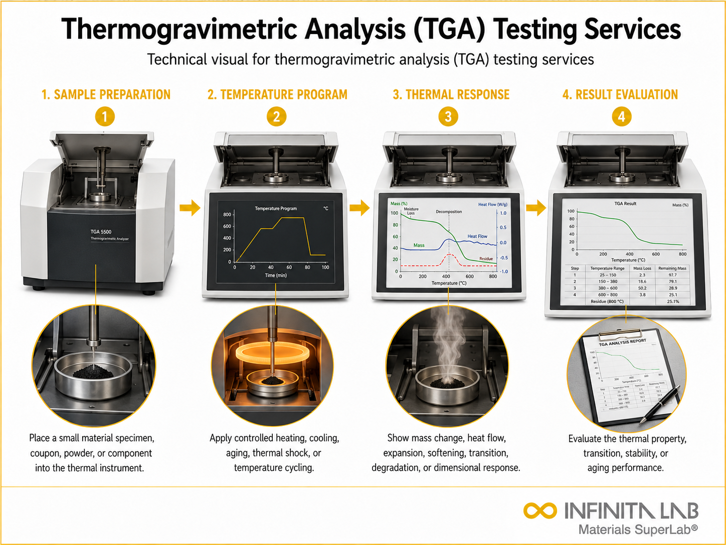 Thermogravimetric Analysis (TGA) Testing Services