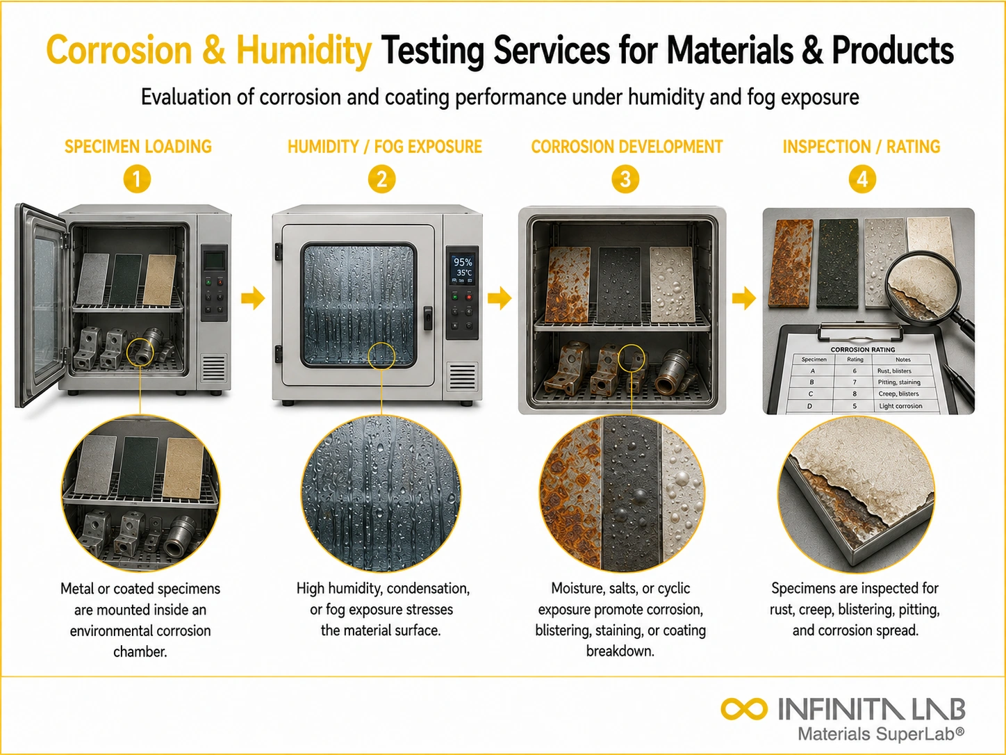 Corrosion & Humidity Testing Services for Materials & Products