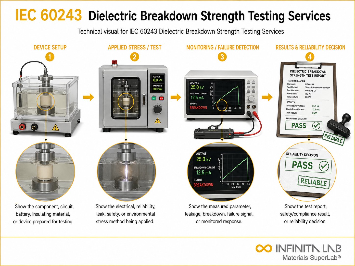 IEC Electric Breakdown Strength Testing Services