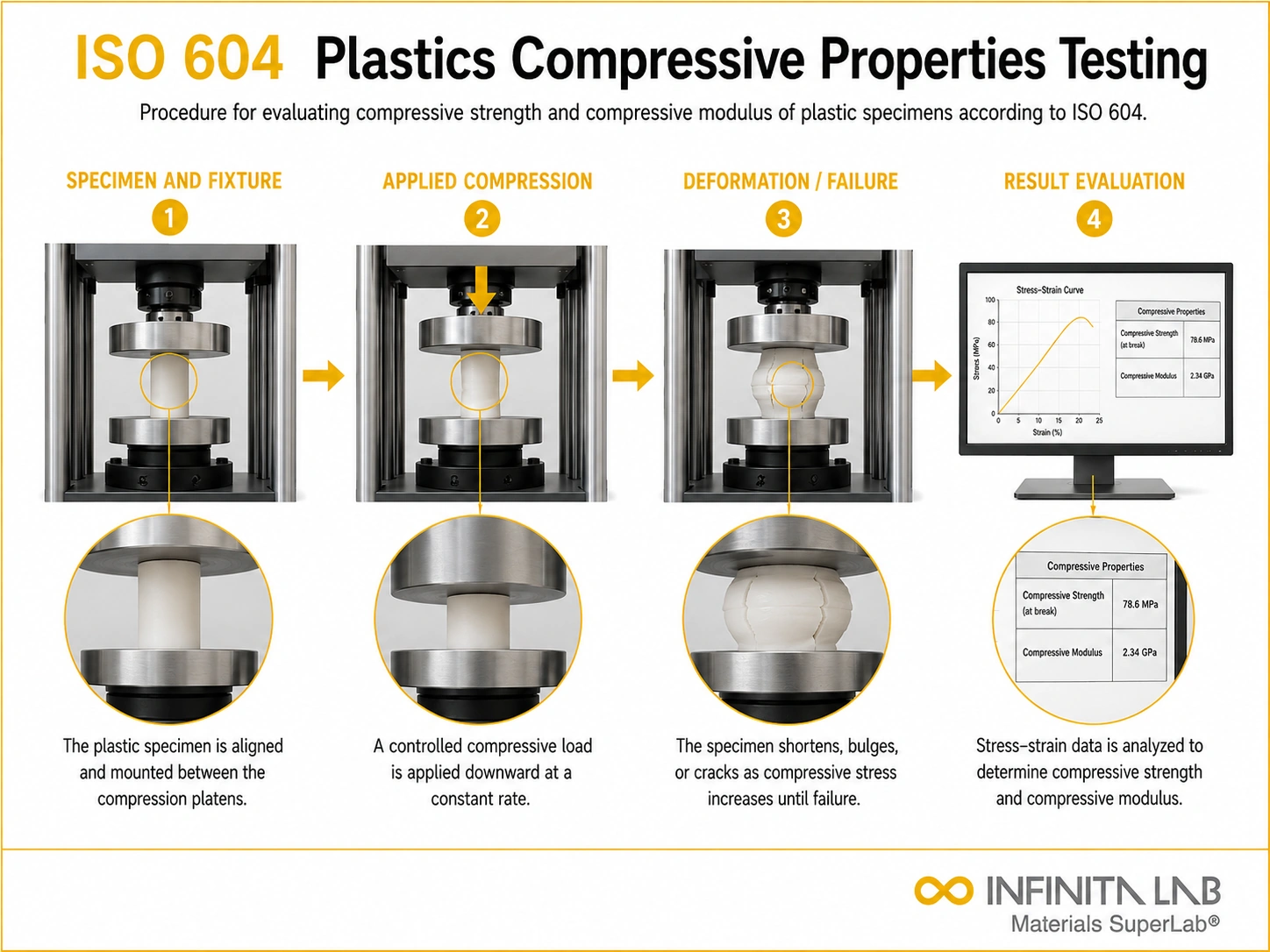 ISO 604: Plastics Compression Testing Services