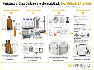 Infinita Engineering Visual showing Resistance Of Glass general testing / industry guide workflow for resistance of glass containers to chemical attack: test methods & standards.