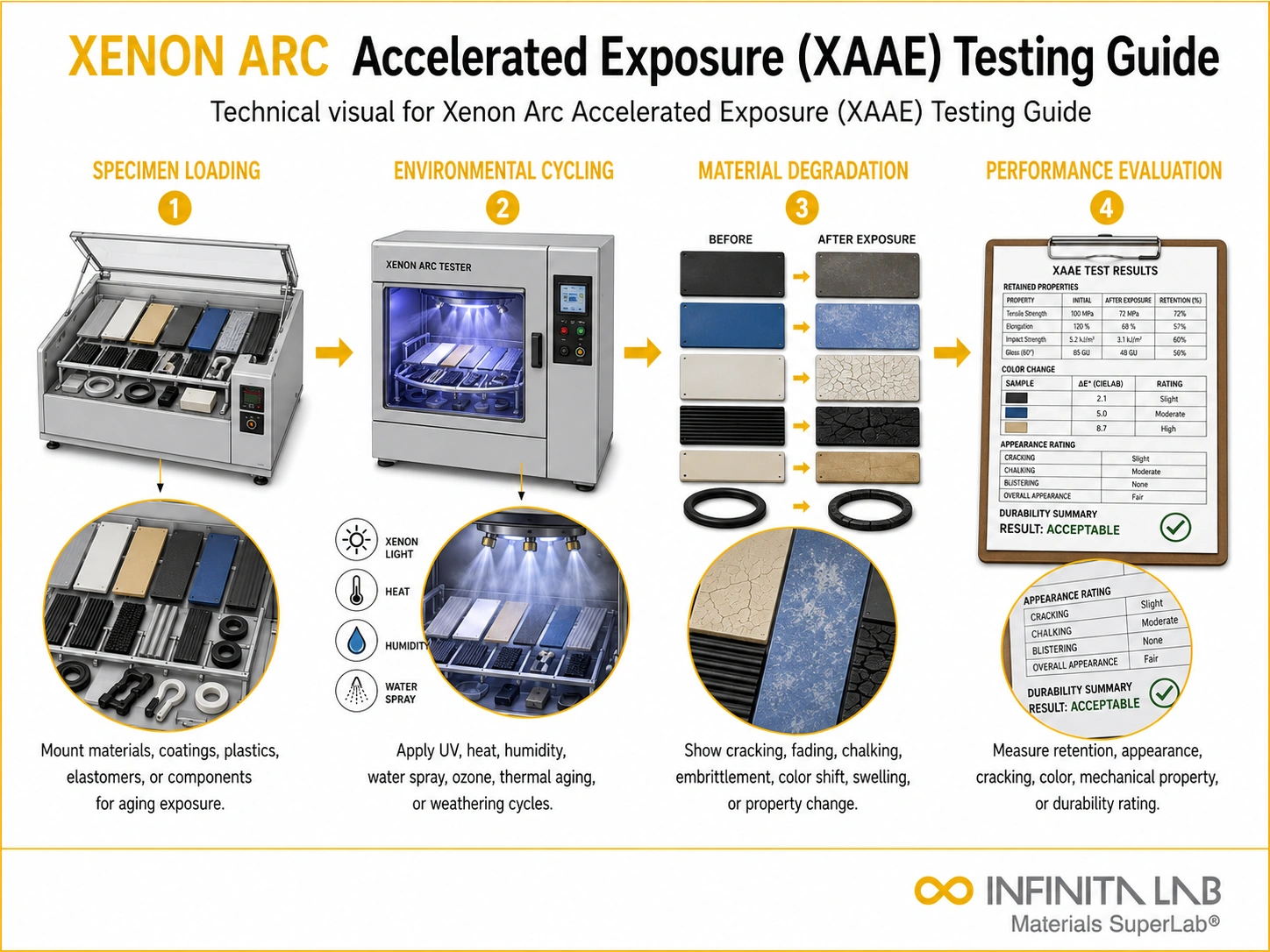 Xenon Arc Accelerated Exposure (XAAE) Testing Guide