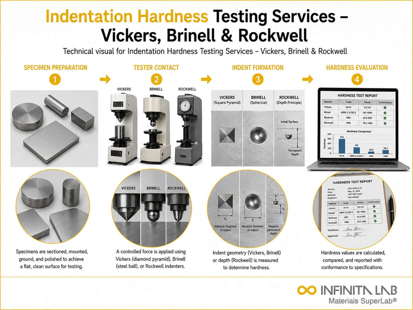 Indentation Hardness Testing Services