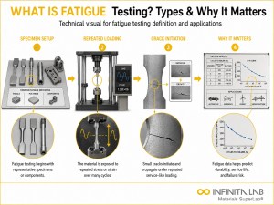 Infinita Engineering Visual showing What Is Fatigue fatigue / cyclic loading workflow for what is fatigue testing? definition, types & why it matters.