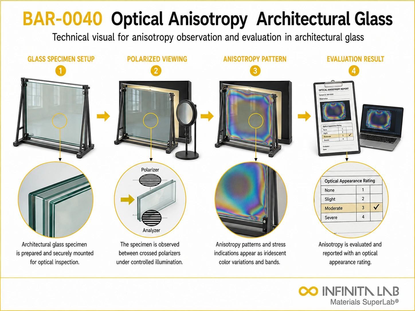 Optical Anisotropy Testing for Architectural Glass