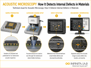 Infinita Engineering Visual showing Temperature Validation Testing microscopy / imaging workflow for temperature validation testing for packages: methods, standards & protocol.