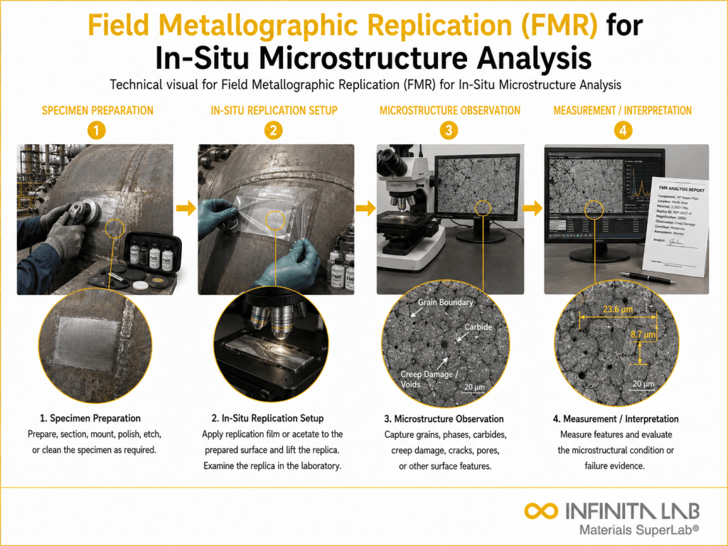 Field Metallographic Replication FMR Testing | In-Service ...