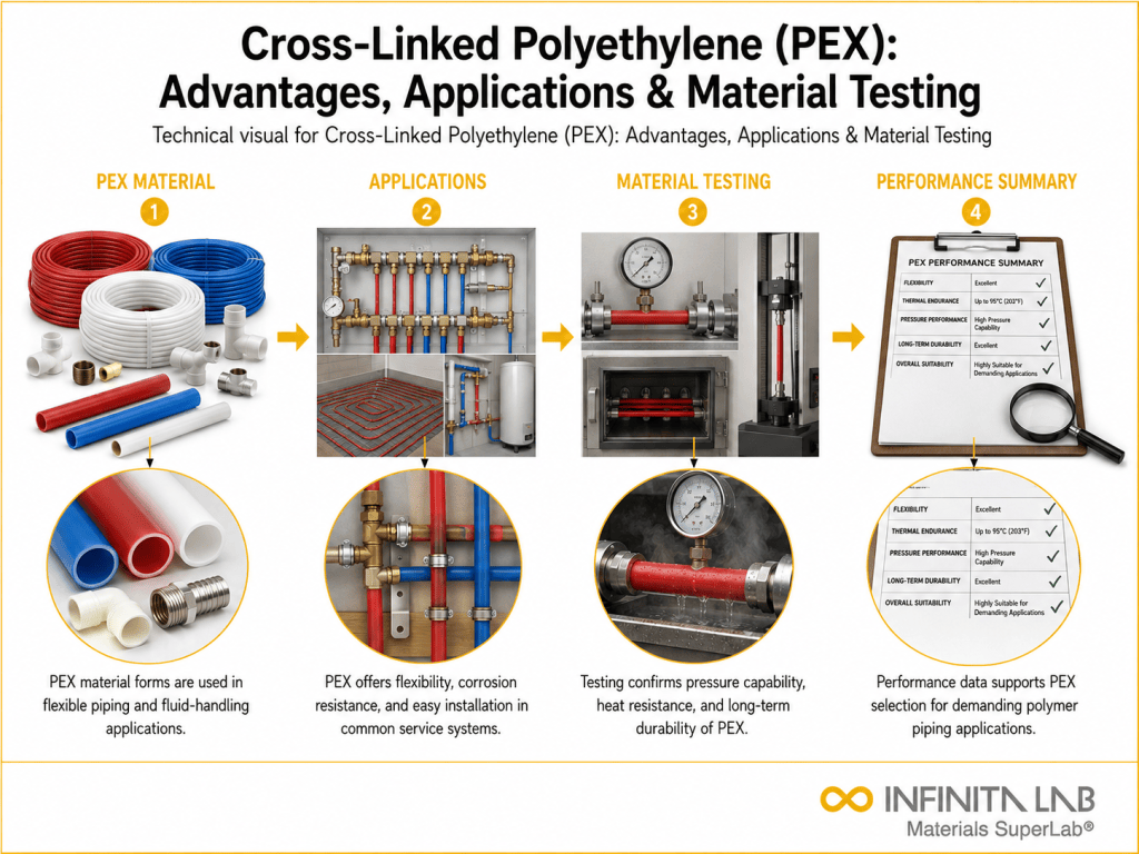 Cross-Linked Polyethylene (PEX) Testing | ASTM F876 & F877 | Infinita Lab