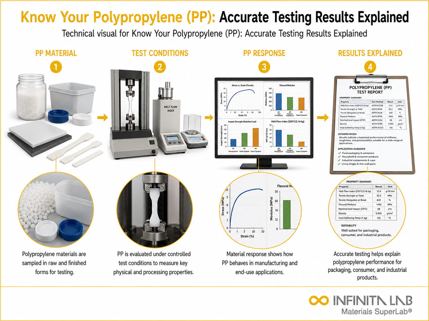 Polypropylene PP Accurate Testing Results Guide | Key Properties