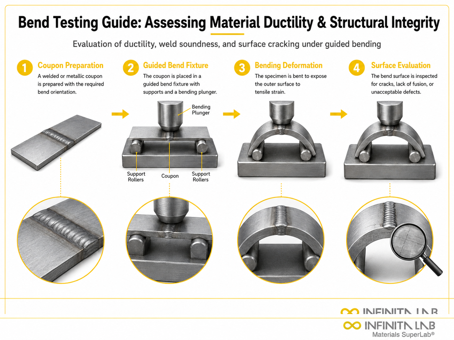 Bend Testing Guide: Assessing Material Ductility & Structural Integrity