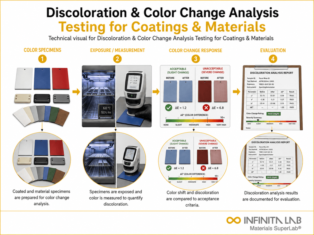 Discoloration Analysis Testing | Yellowing Color Change Root Cause ...