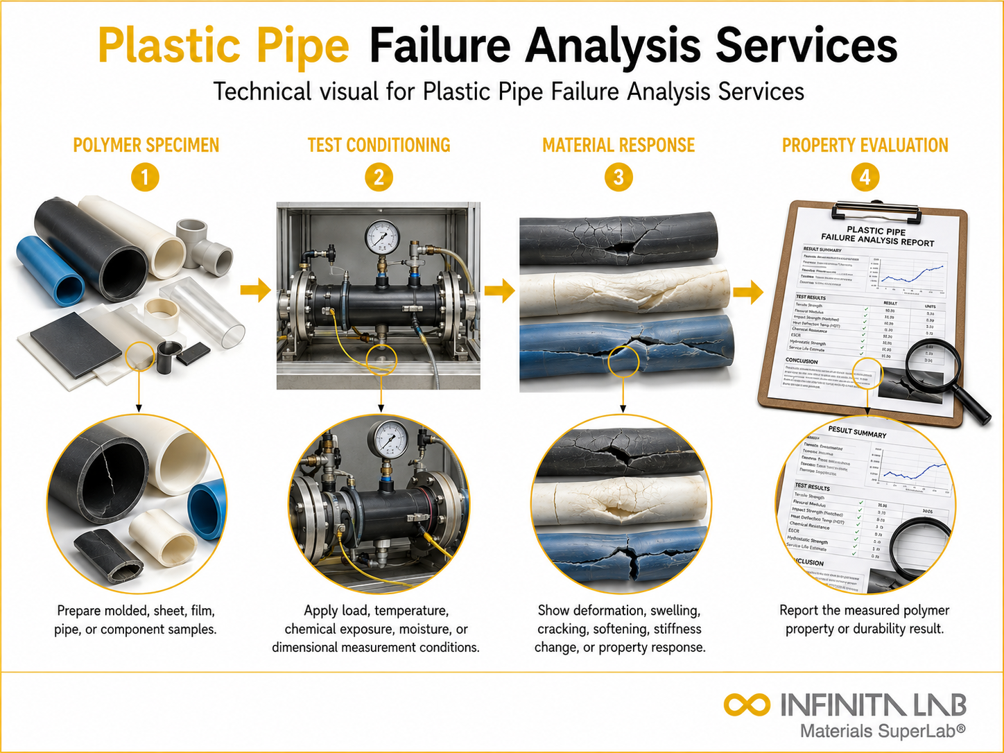 Plastic Pipe Failure Analysis Services