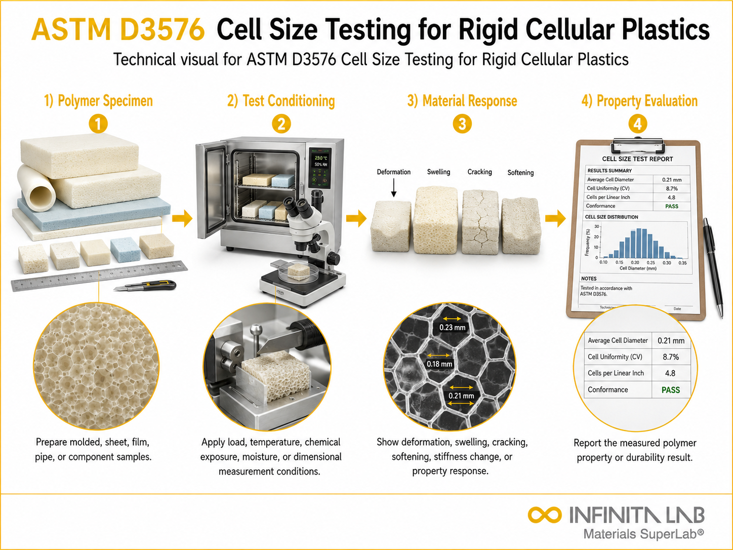 Spotlight on ASTM D 3576: Decoding Cell Size of Rigid Cellular Plastics