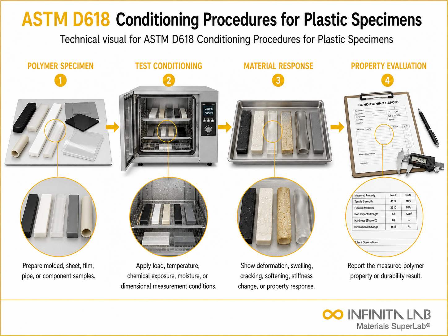 ASTM D618 Conditioning Procedures for Plastic Specimens