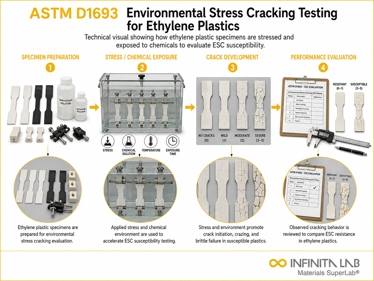 ASTM D1693 Environmental Stress Cracking Testing for Ethylene Plastics