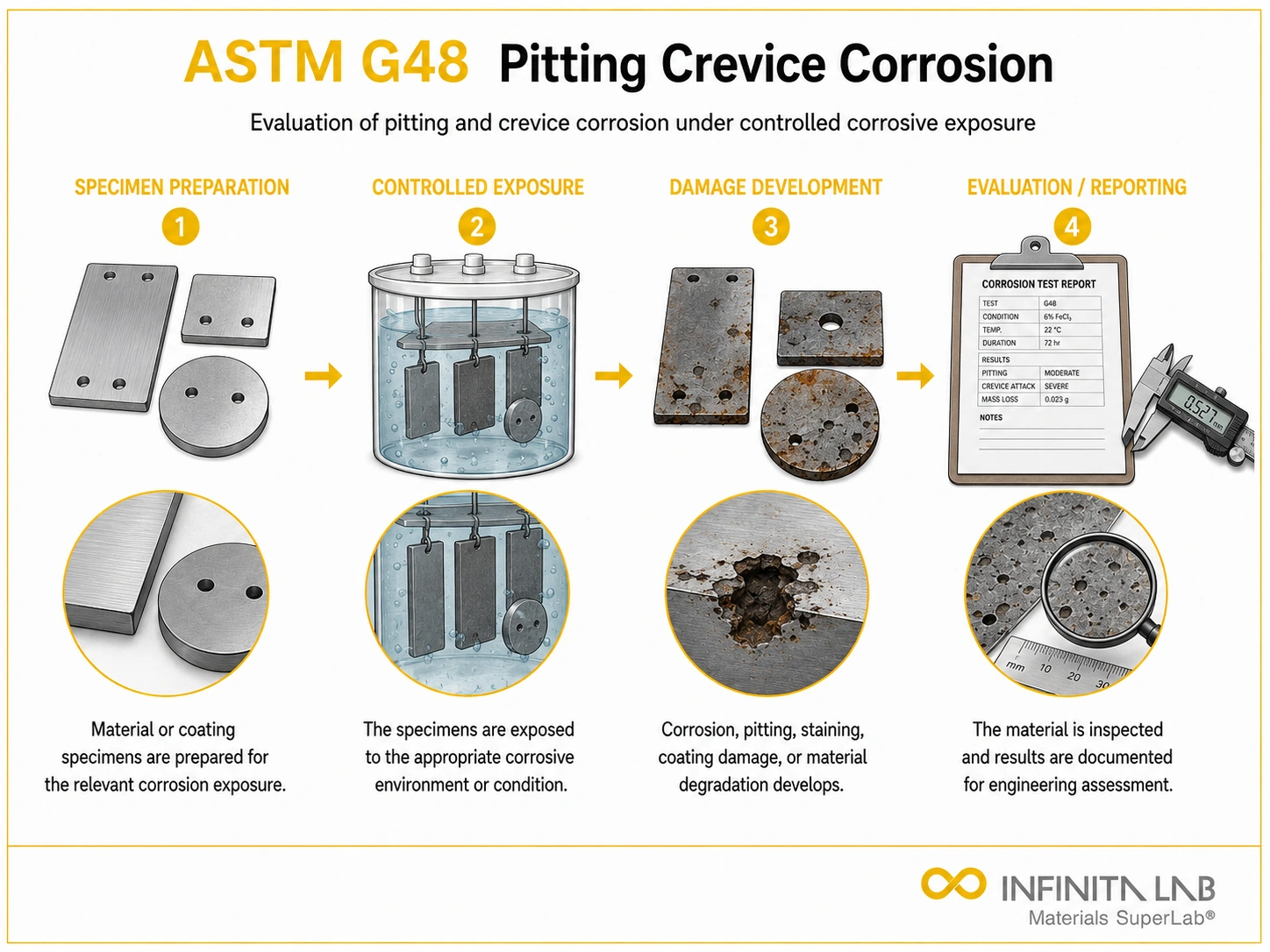 ASTM G48 Pitting & Crevice Corrosion