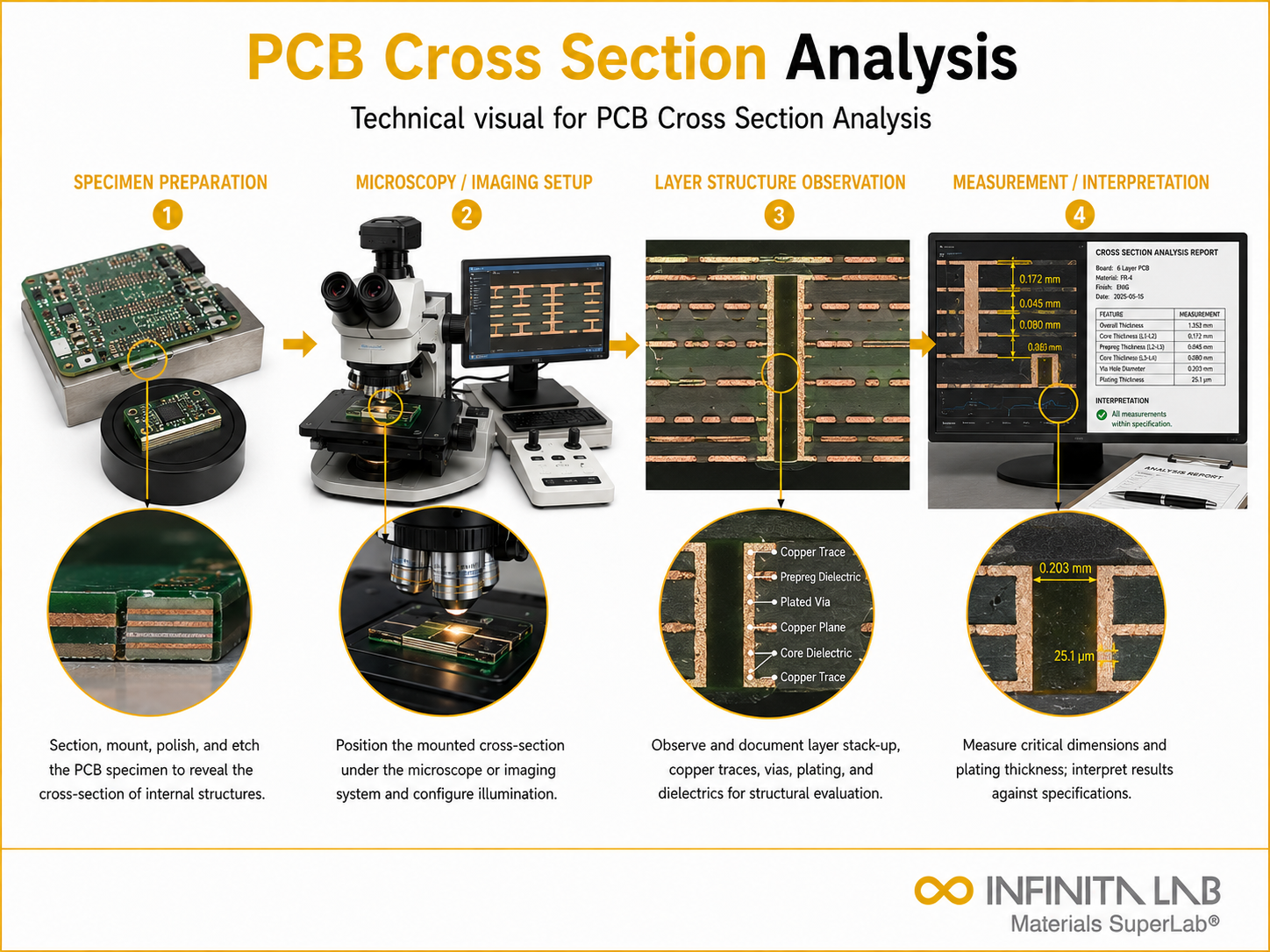 PCB Cross-Section Analysis