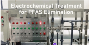 Electrochemical treatment for PFAS