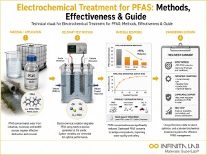 Infinita Engineering Visual showing Electrochemical Treatment For general testing / industry guide workflow for electrochemical treatment for pfas: methods, effectiveness & guide.