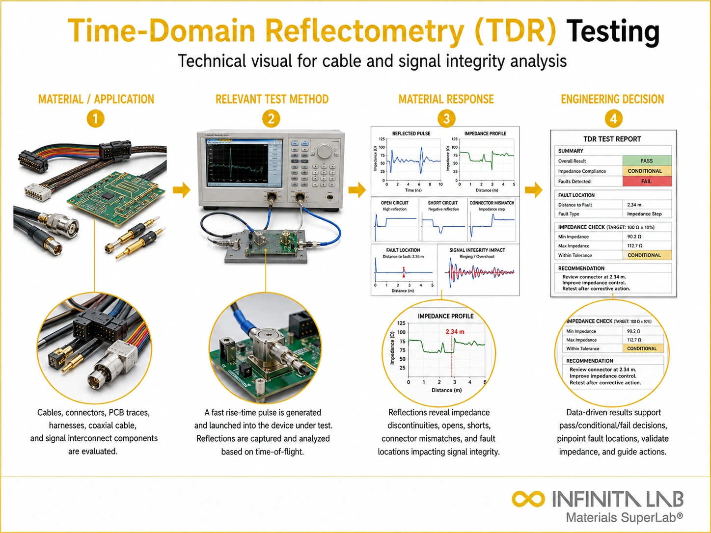 Time-Domain Reflectometry (TDR) Testing for Cable & Signal Integrity