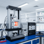 ASTM E21 standard describes the single-axis elevated temperature tension test/hot tensile test on metallic materials