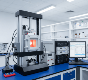 ASTM E21 standard describes the single-axis elevated temperature tension test/hot tensile test on metallic materials